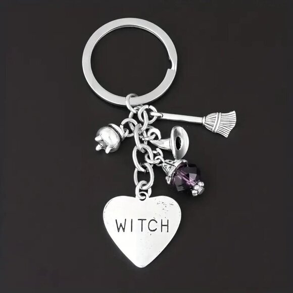 Mystical Witch Keychain & Bag Charm Embrace Your Inner Magic with Enchanting Wit - Picture 2 of 6